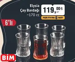PAŞABAHÇE ELYSİA ÇAY BARDAĞI